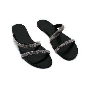 Guess Women's Nerica Embellished Slide Sandals Women's Shoes